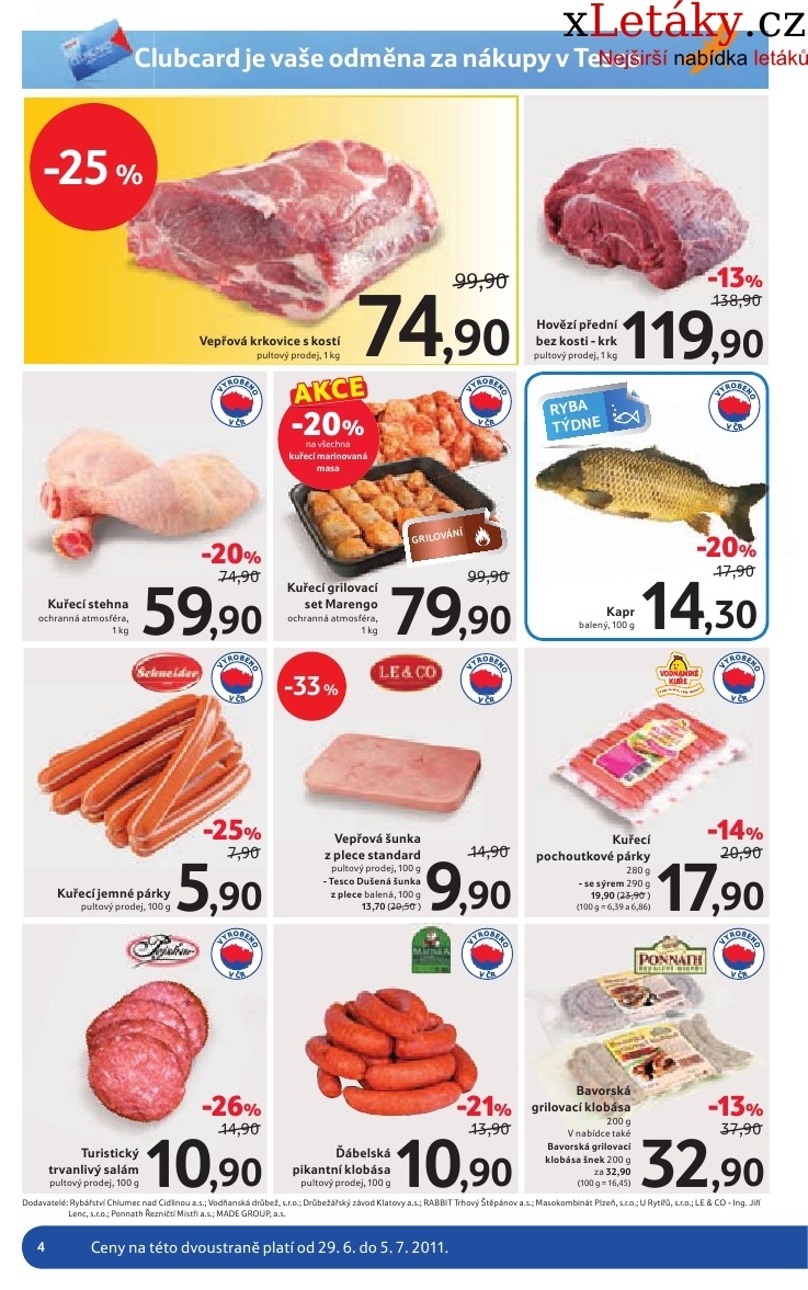 leták Tesco akční leták strana 1 leták Tesco akční leták strana 1