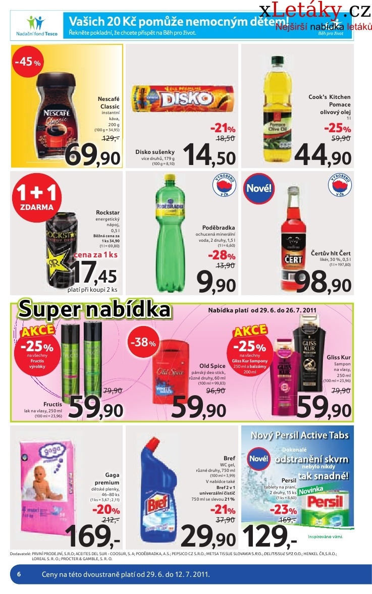 leták Tesco akční leták strana 1 leták Tesco akční leták strana 1