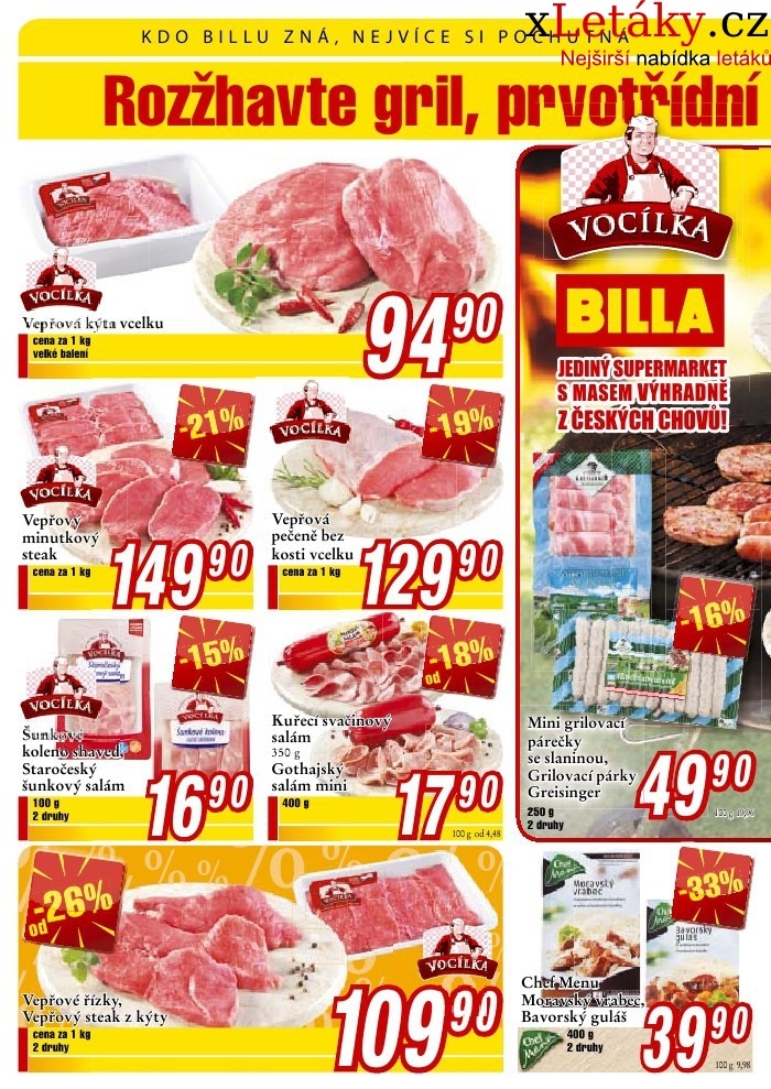 leták Billa leták strana 1 leták Billa leták strana 1