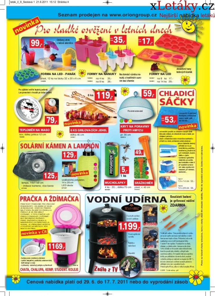 leták Orion aktuální leták strana 1 leták Orion aktuální leták strana 1