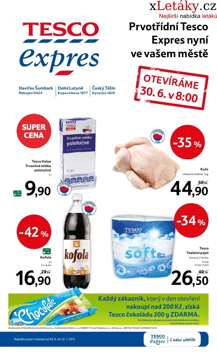 letk Tesco aktuln letk strana 1