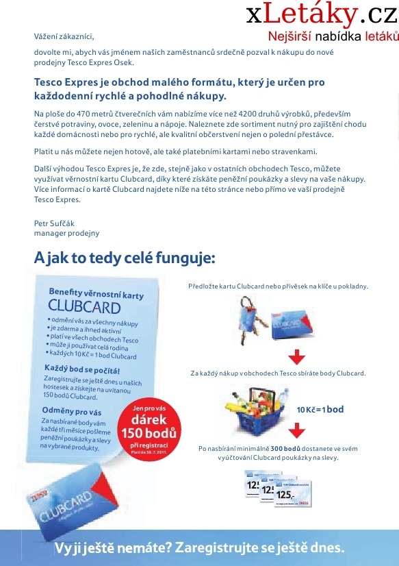leták Tesco leták strana 1 leták Tesco leták strana 1