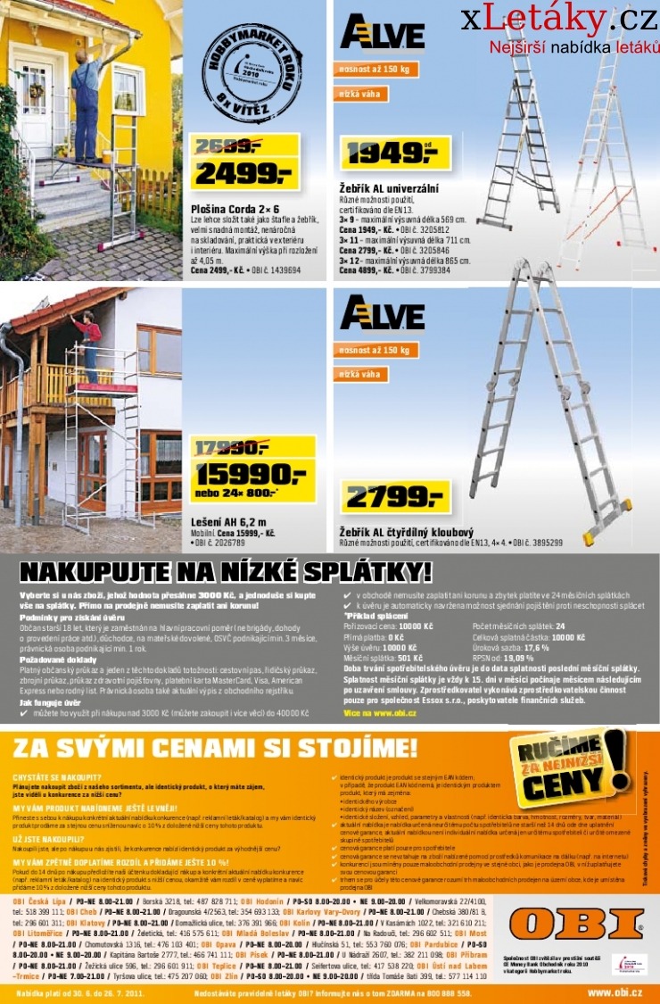 leták OBI leták strana 1 leták OBI leták strana 1