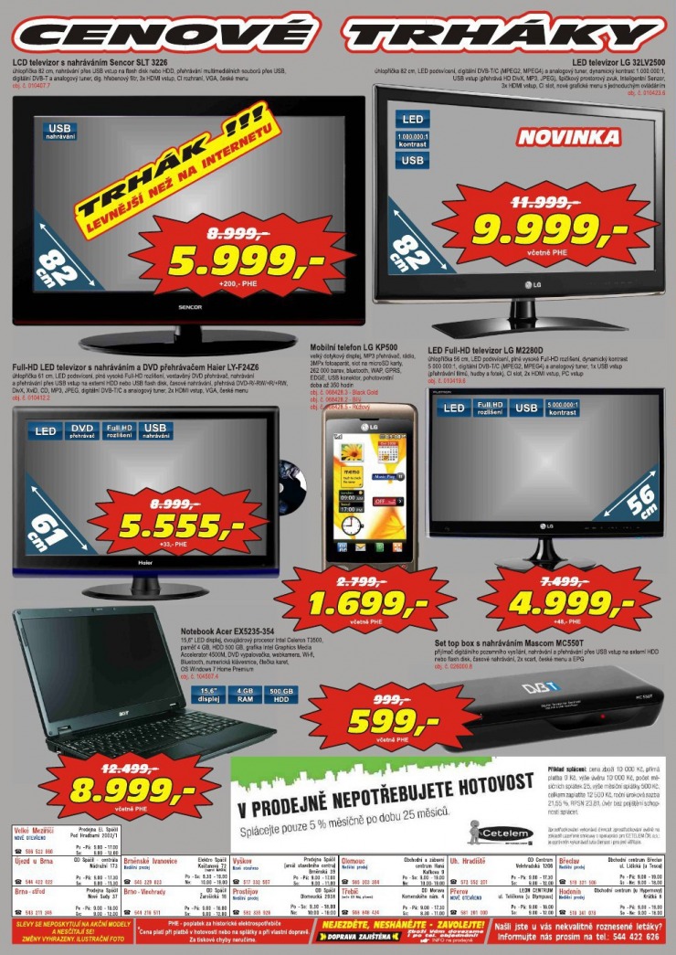 leták Elektro Spáčil strana 1 leták Elektro Spáčil strana 1