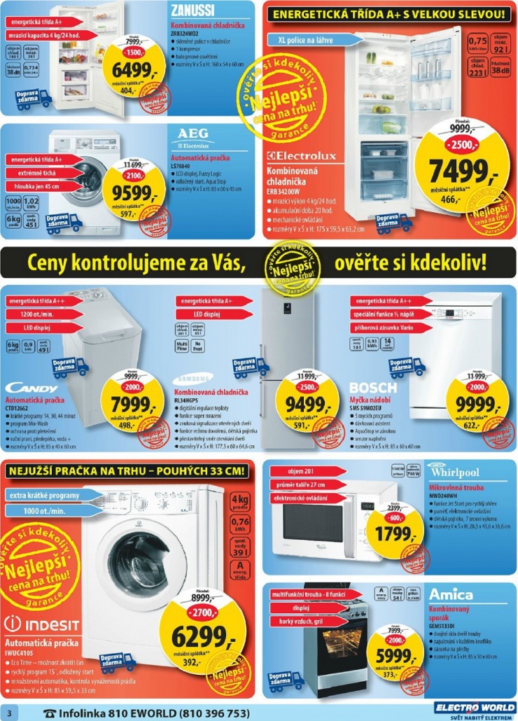 leták Electro World strana 1 leták Electro World strana 1