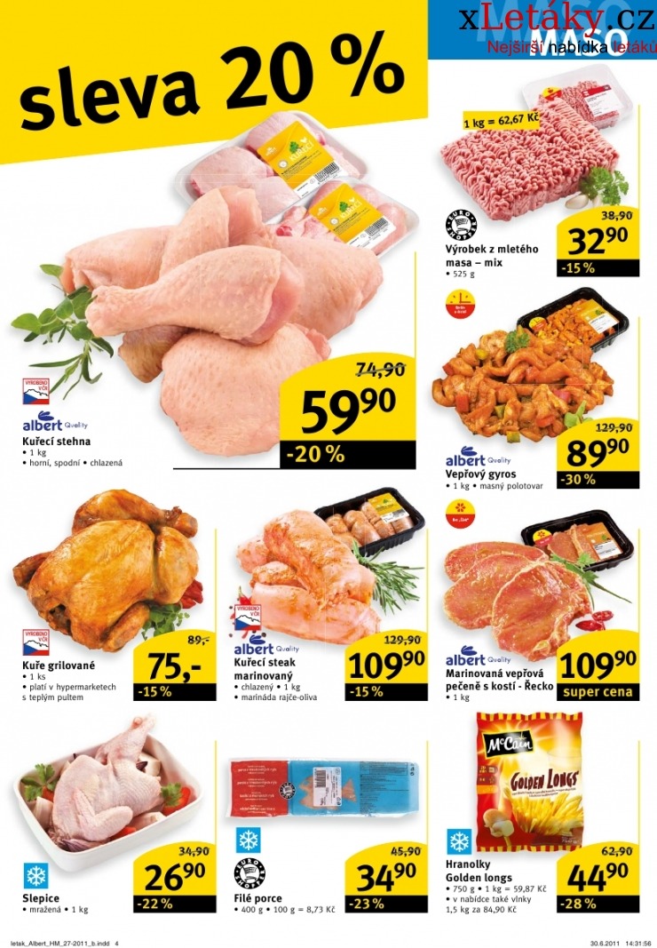 leták Albert Hypermarket leták strana 1 leták Albert Hypermarket leták strana 1