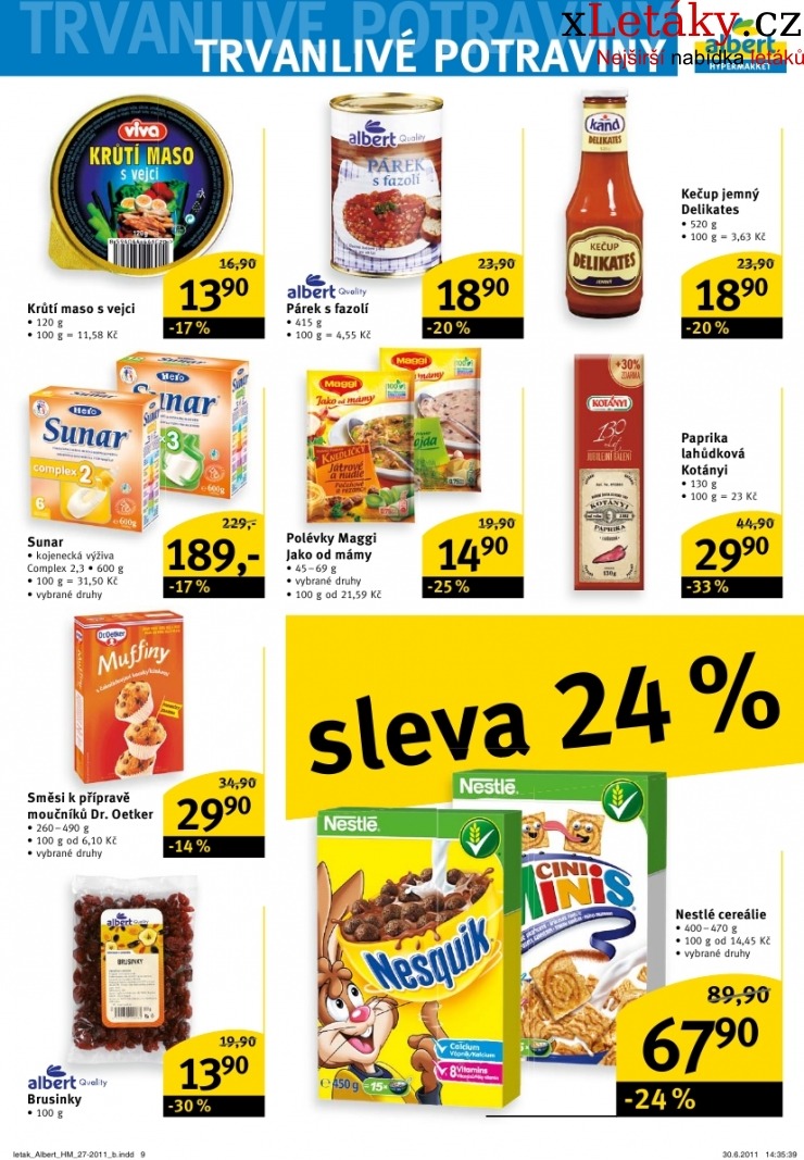 leták Albert Hypermarket leták strana 1 leták Albert Hypermarket leták strana 1