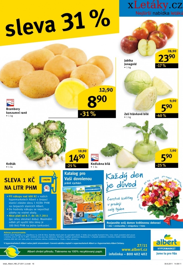 leták Albert Hypermarket leták strana 1 leták Albert Hypermarket leták strana 1