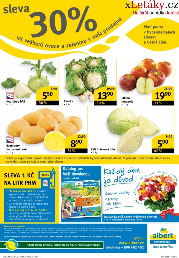 leták Albert Hypermarket leták strana 1 leták Albert Hypermarket leták strana 1