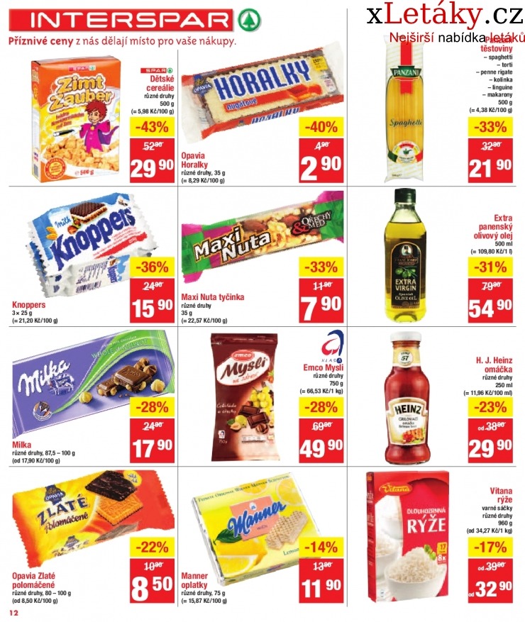 leták Interspar leták strana 1 leták Interspar leták strana 1