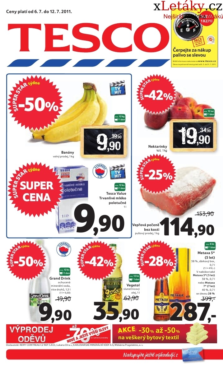 leták Tesco akční leták strana 1 leták Tesco akční leták strana 1