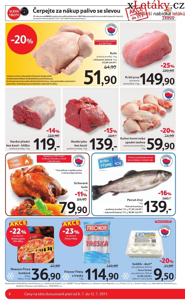 leták Tesco akční leták strana 1 leták Tesco akční leták strana 1