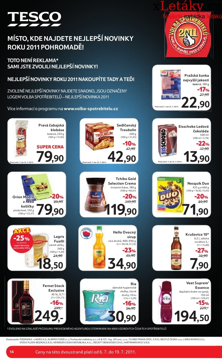 let�k Tesco ak�n� let�k strana 1