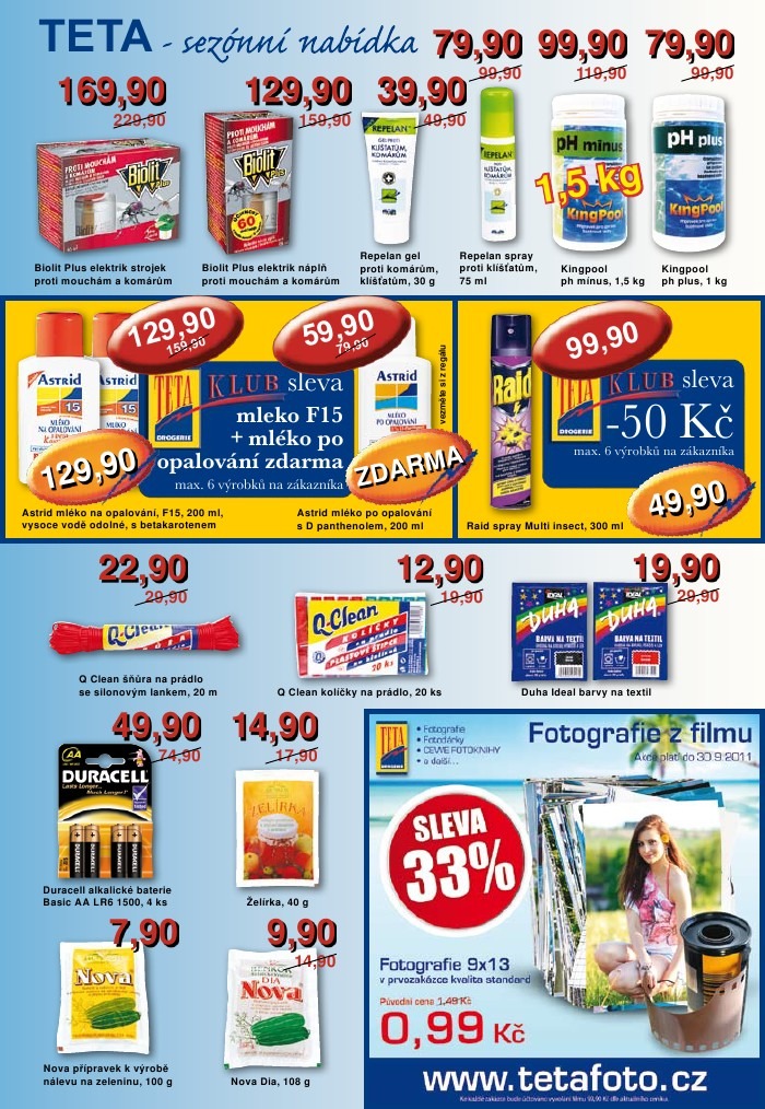 leták TETA drogerie strana 1 leták TETA drogerie strana 1