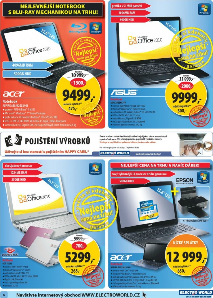 leták Electro World strana 1 leták Electro World strana 1