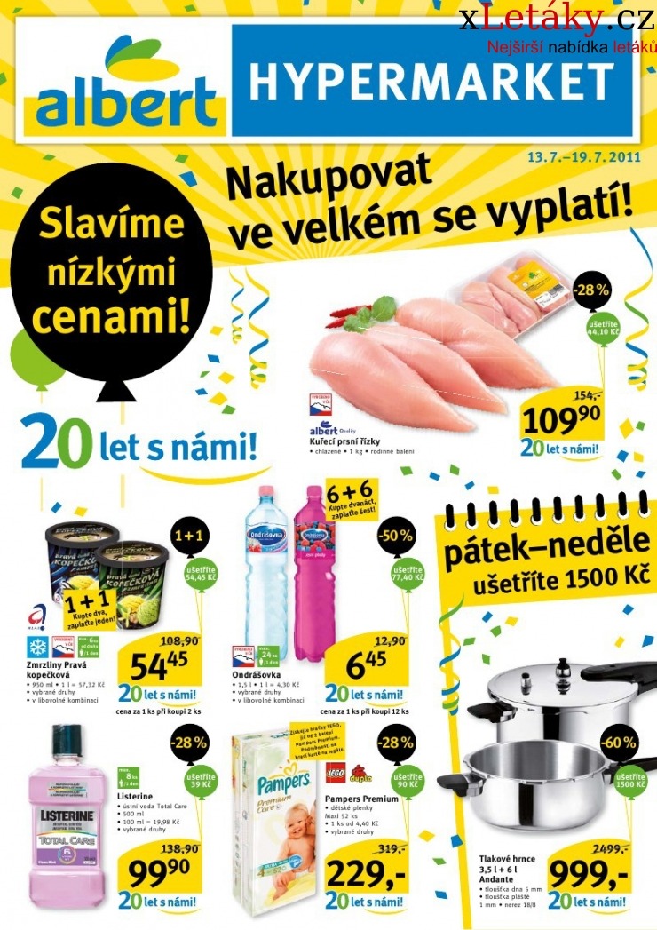 leták Albert Hypermarket leták strana 1 leták Albert Hypermarket leták strana 1