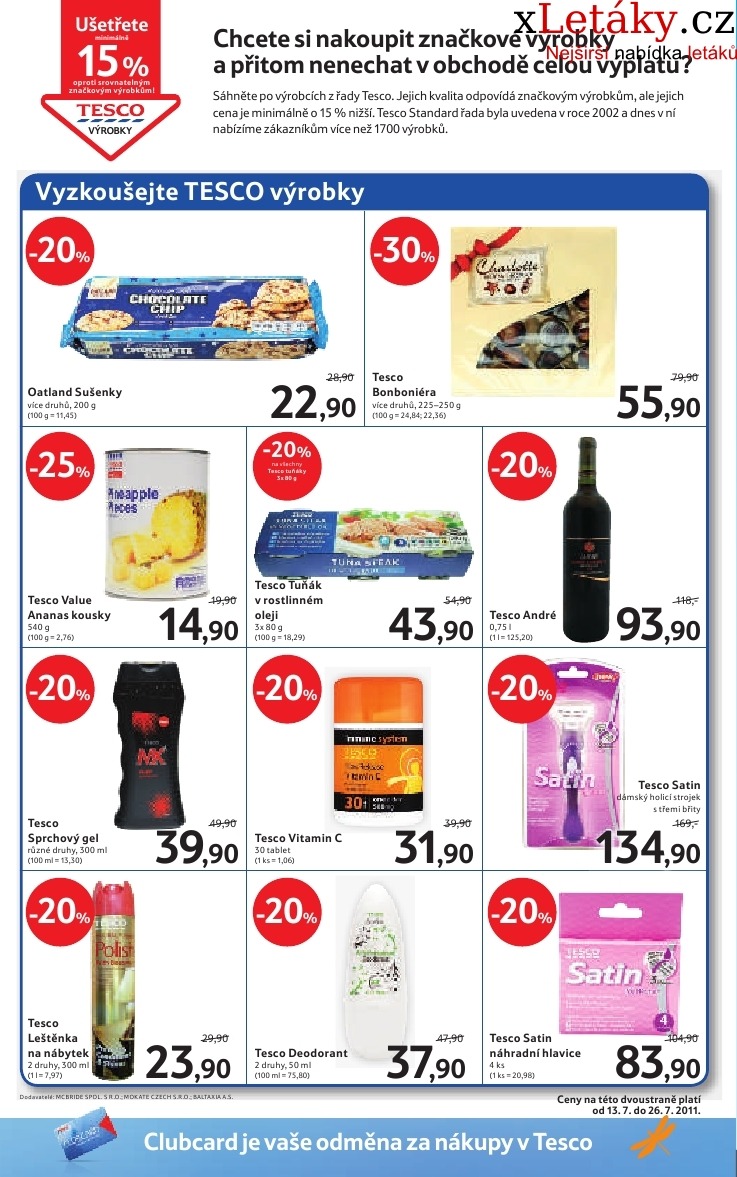 leták Tesco leták strana 1 leták Tesco leták strana 1
