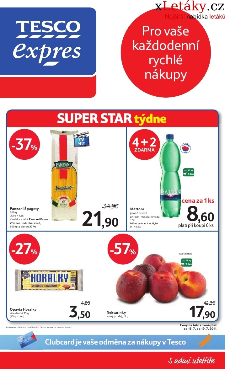 leták Tesco aktuální leták strana 1 leták Tesco aktuální leták strana 1