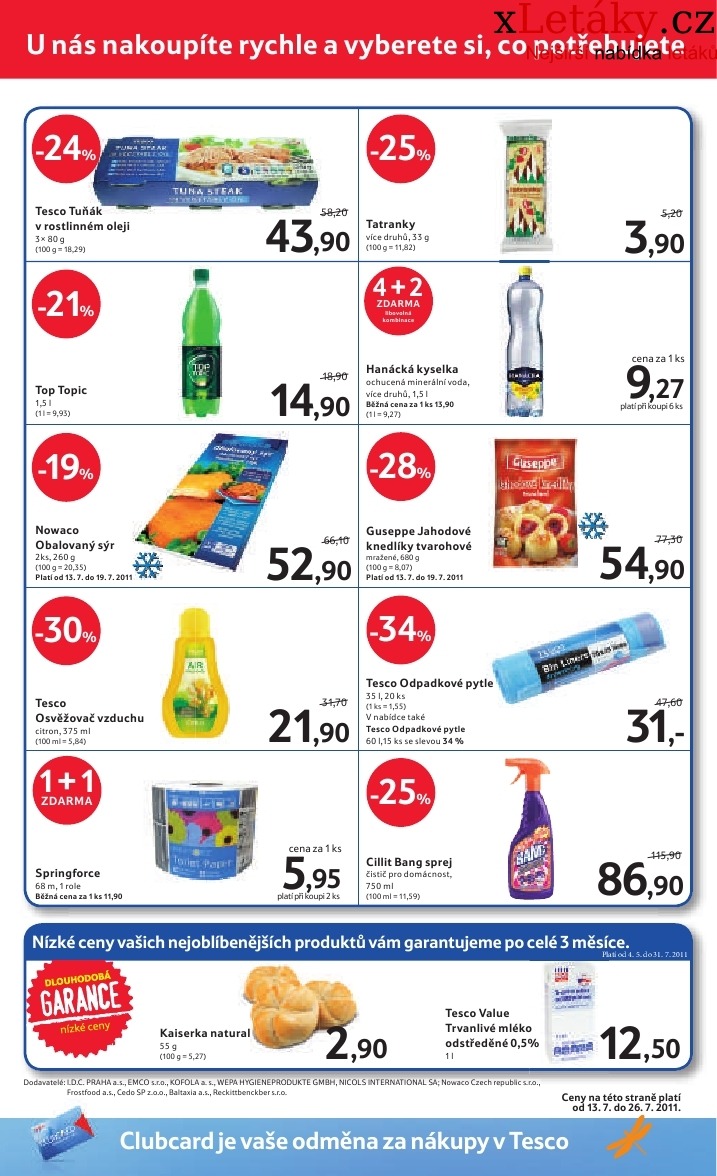 leták Tesco aktuální leták strana 1 leták Tesco aktuální leták strana 1