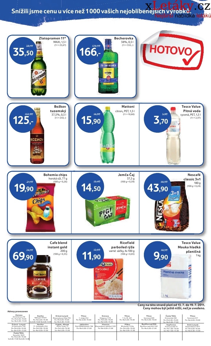 let�k Tesco aktu�ln� let�k strana 1