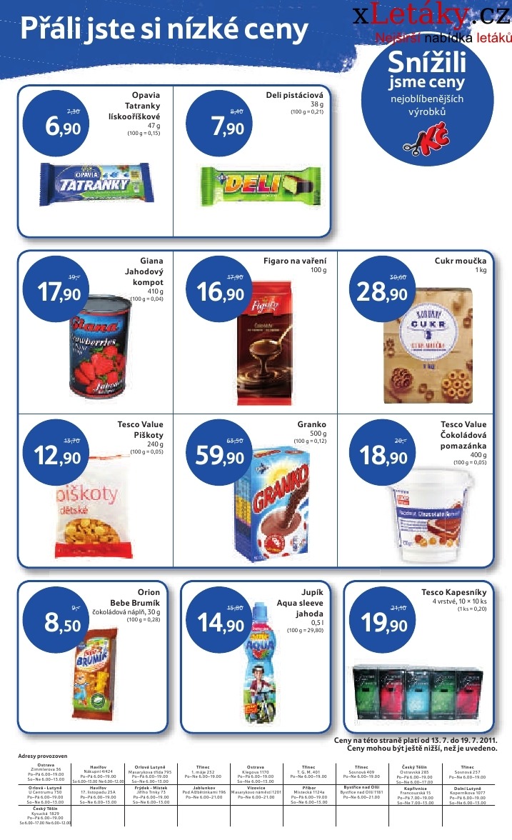 leták Tesco aktuální leták strana 1 leták Tesco aktuální leták strana 1