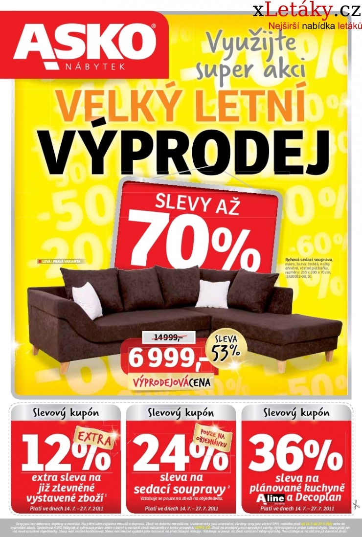 leták Asko nábytek akční leták strana 1 leták Asko nábytek akční leták strana 1