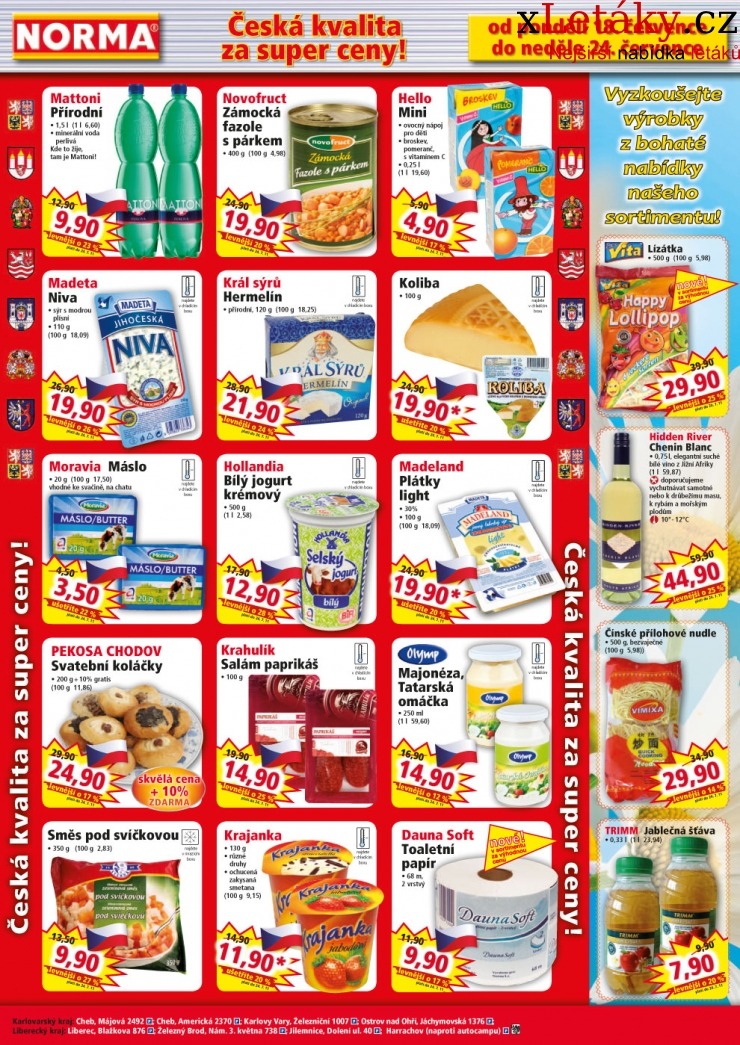 leták Norma aktuální leták strana 1 leták Norma aktuální leták strana 1