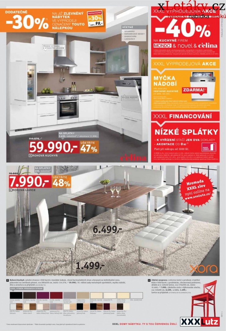 leták XXXLutz akční leták strana 1 leták XXXLutz akční leták strana 1