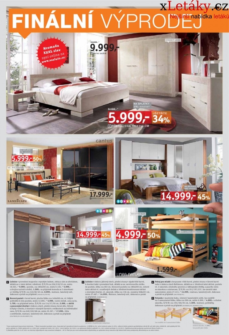 leták XXXLutz akční leták strana 1 leták XXXLutz akční leták strana 1