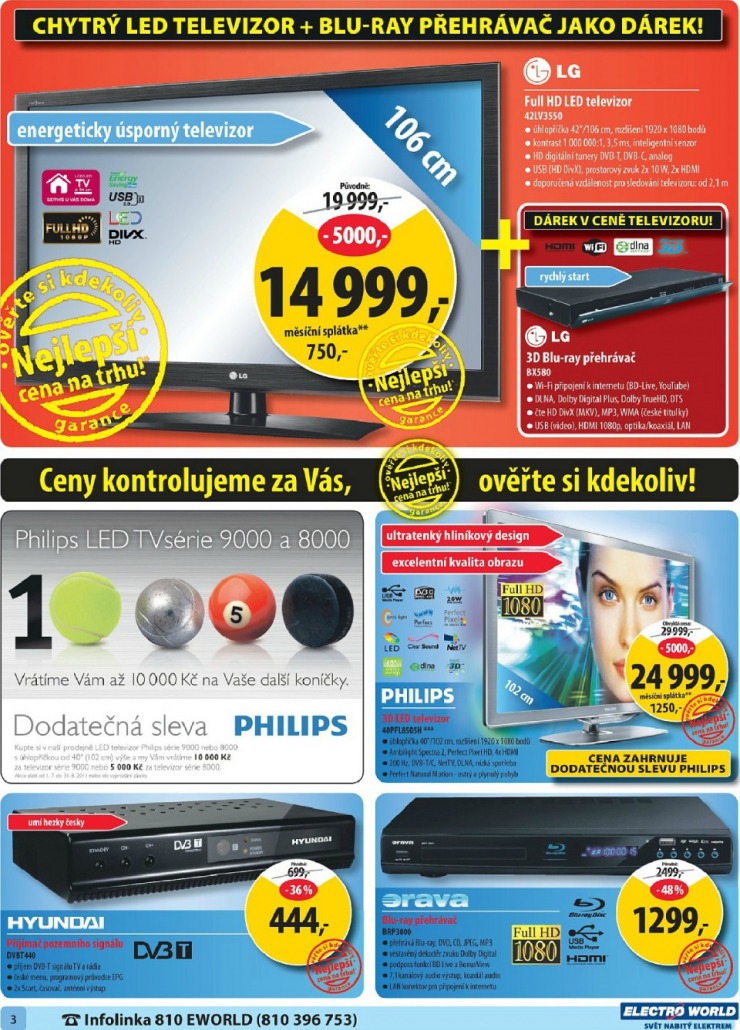 leták Electro World strana 1 leták Electro World strana 1