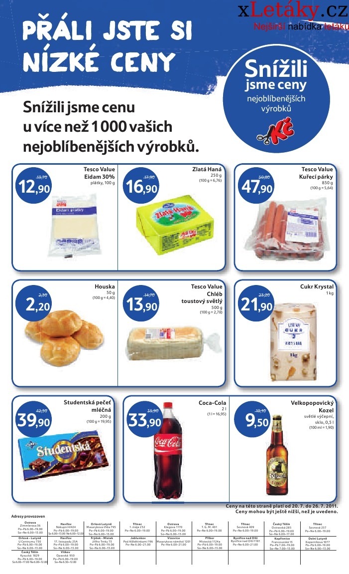 leták Tesco aktuální leták strana 1 leták Tesco aktuální leták strana 1