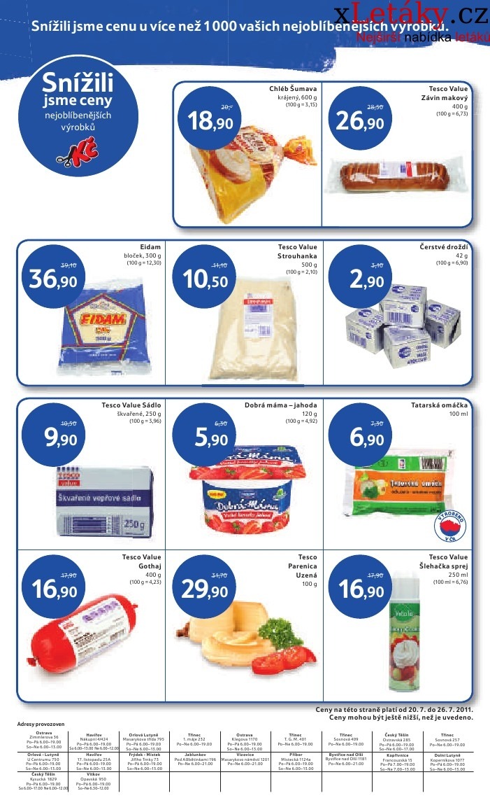 let�k Tesco aktu�ln� let�k strana 1