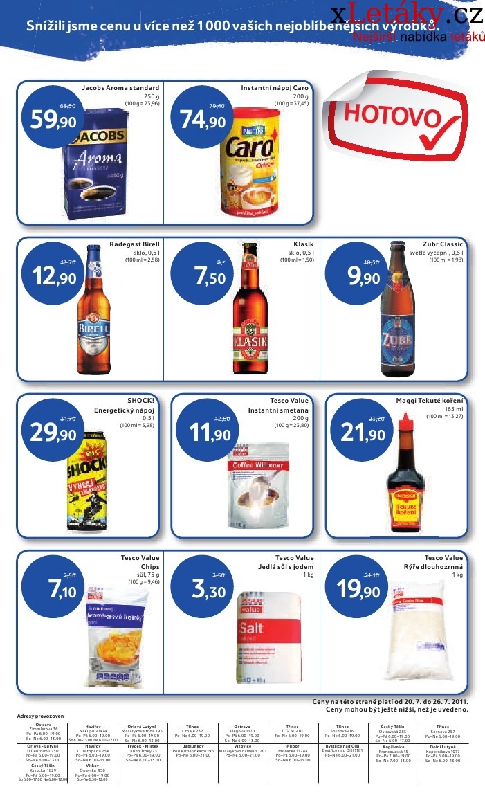 leták Tesco aktuální leták strana 1 leták Tesco aktuální leták strana 1