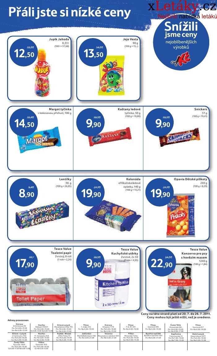 leták Tesco aktuální leták strana 1 leták Tesco aktuální leták strana 1