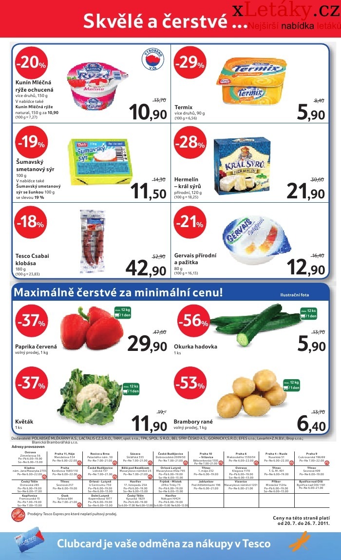 leták Tesco aktuální leták strana 1 leták Tesco aktuální leták strana 1