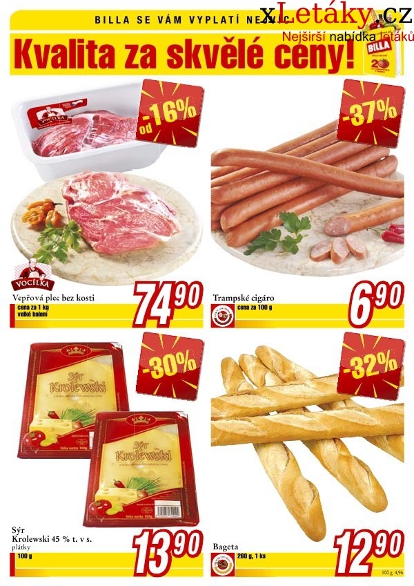 leták Billa leták strana 1 leták Billa leták strana 1