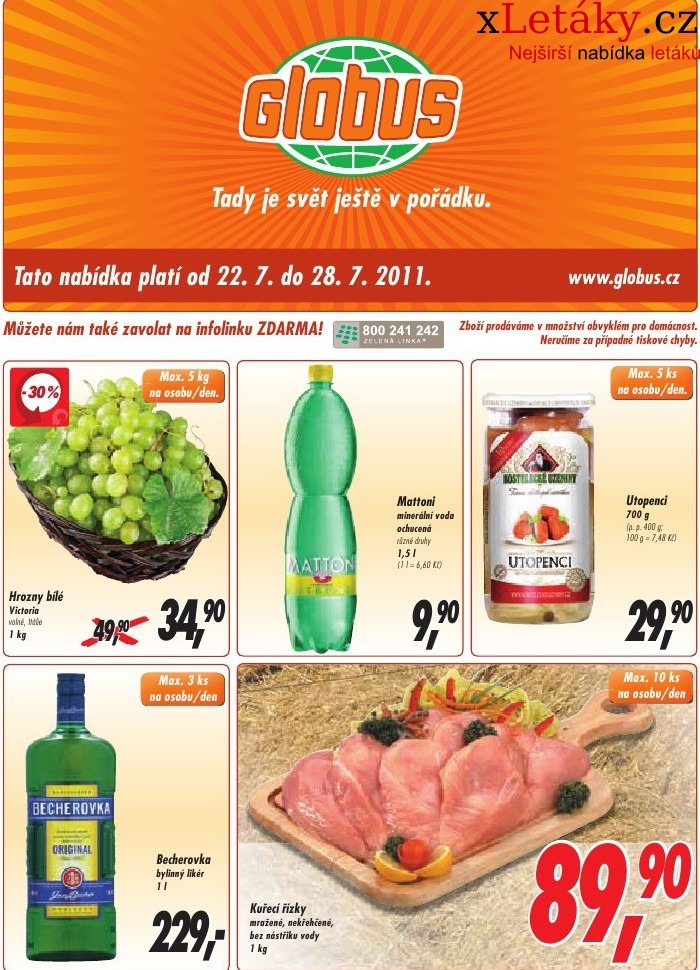 leták Globus aktuální leták strana 1 leták Globus aktuální leták strana 1