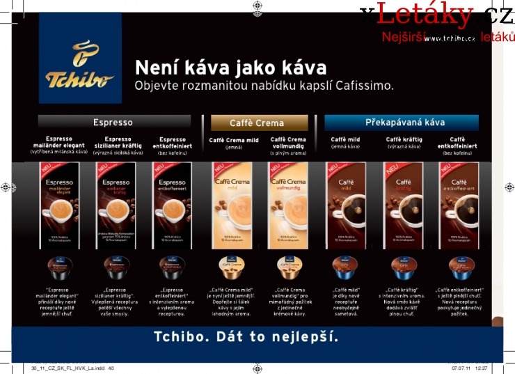 leták Tchibo leták strana 1 leták Tchibo leták strana 1