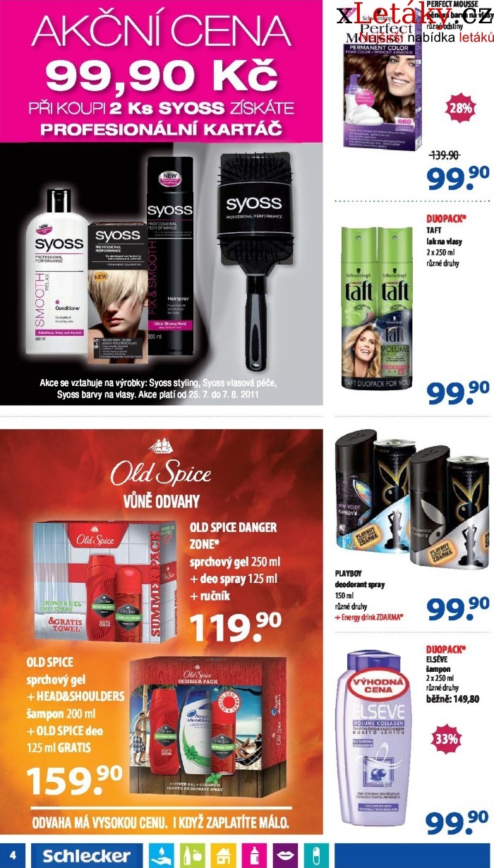 leták Schlecker akční leták strana 1 leták Schlecker akční leták strana 1
