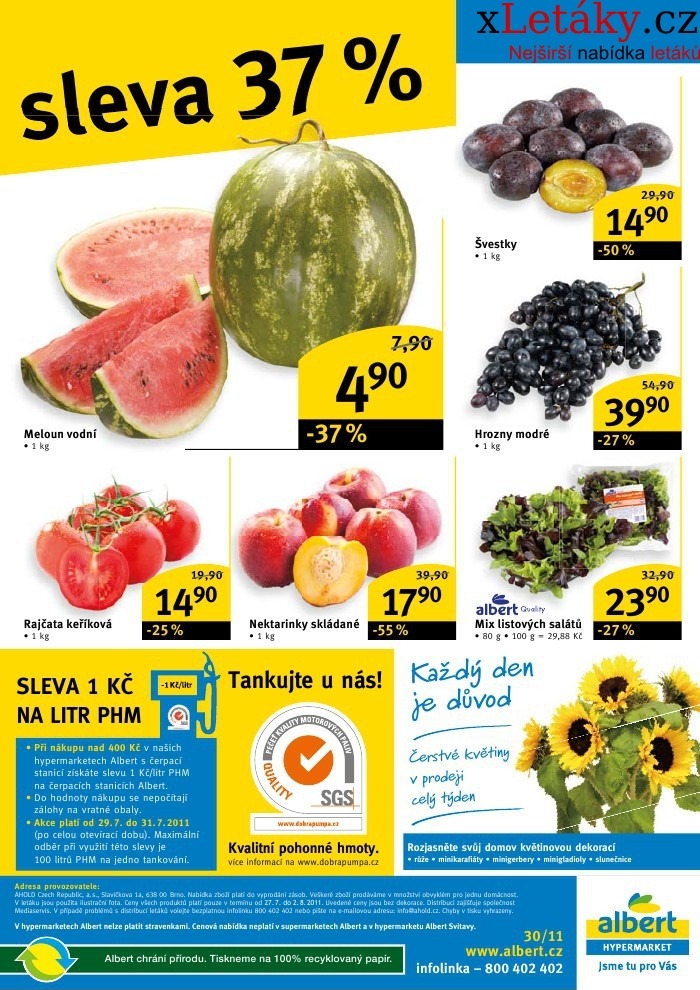 leták Albert Hypermarket leták strana 1 leták Albert Hypermarket leták strana 1