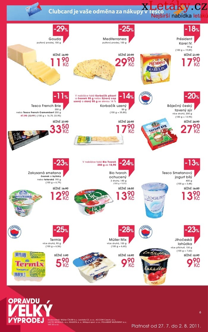 let�k Tesco aktu�ln� let�k strana 1