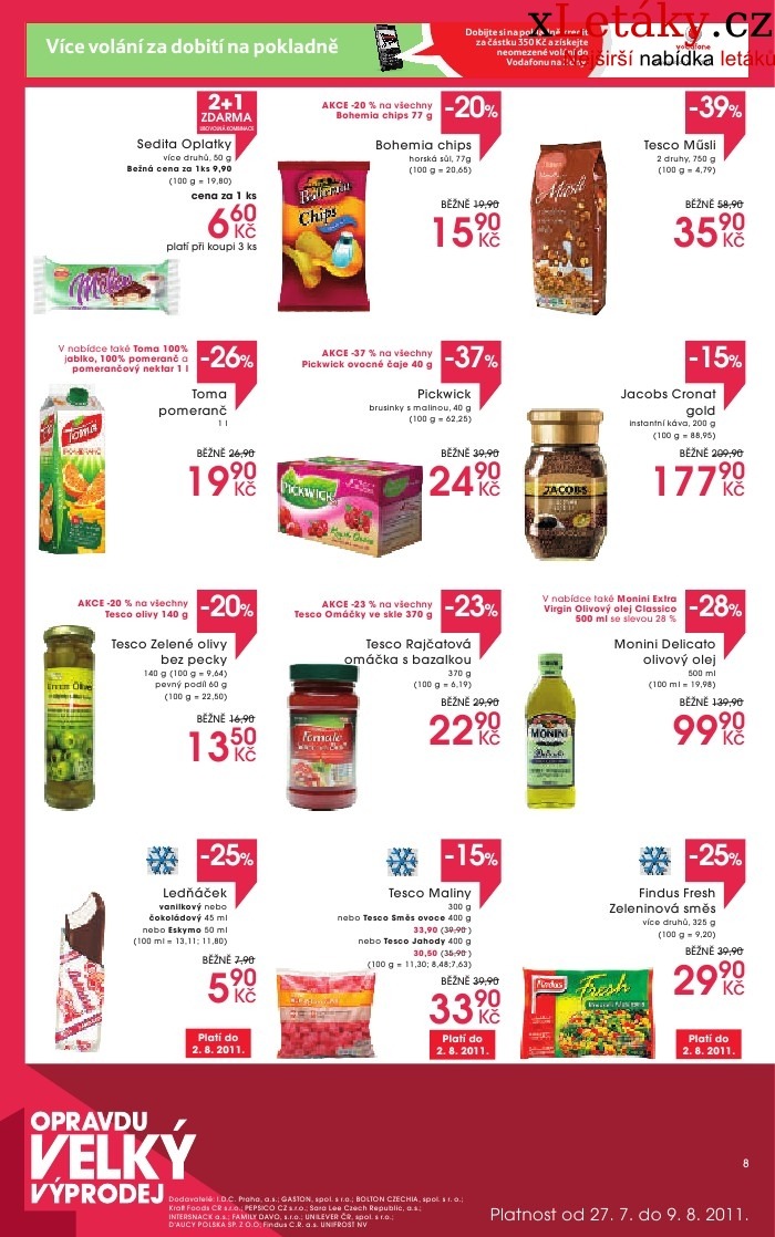 let�k Tesco aktu�ln� let�k strana 1