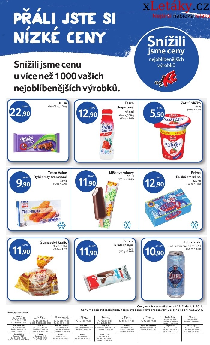 leták Tesco leták strana 1 leták Tesco leták strana 1