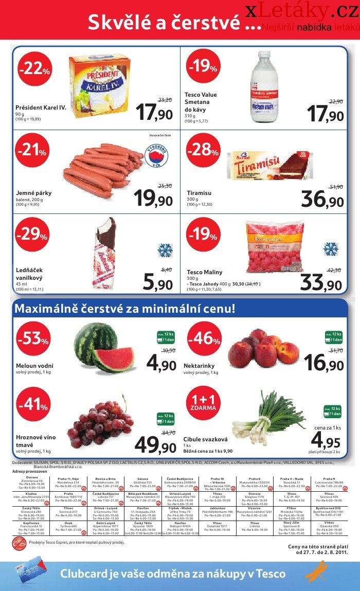 leták Tesco leták strana 1 leták Tesco leták strana 1