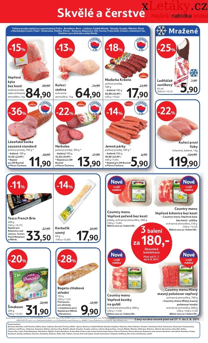 leták Tesco akční leták strana 1 leták Tesco akční leták strana 1