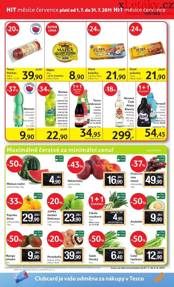 leták Tesco akční leták strana 1 leták Tesco akční leták strana 1