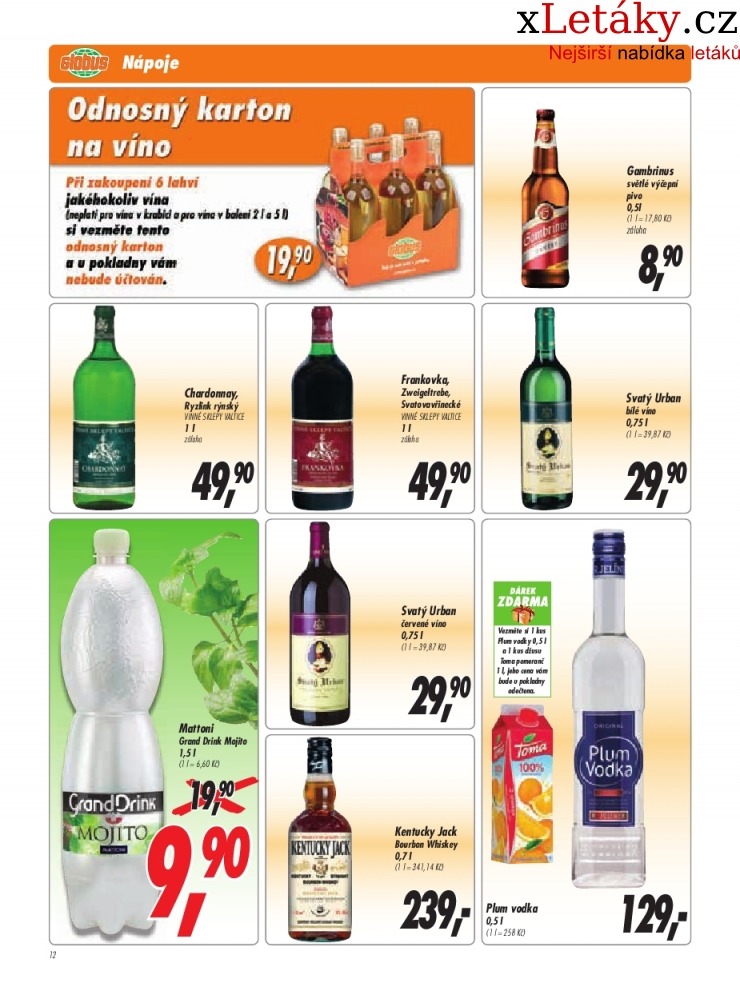 leták Globus akční leták strana 1 leták Globus akční leták strana 1