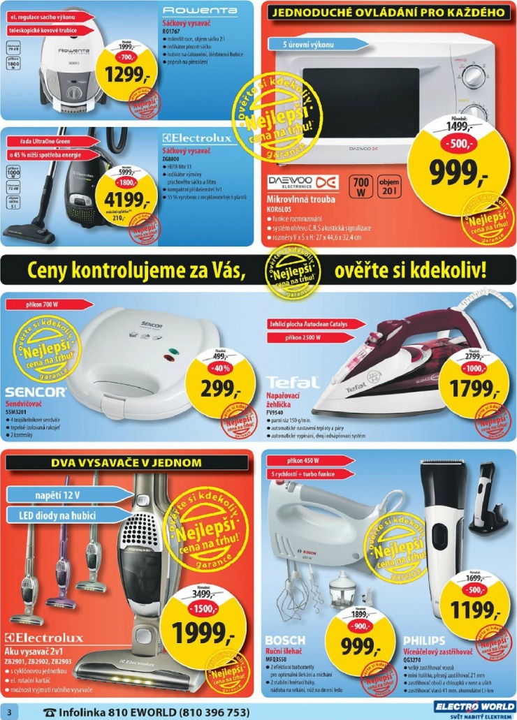 leták Electro World strana 1 leták Electro World strana 1