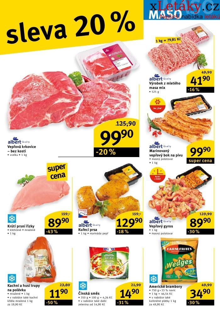 leták Albert Hypermarket leták strana 1 leták Albert Hypermarket leták strana 1