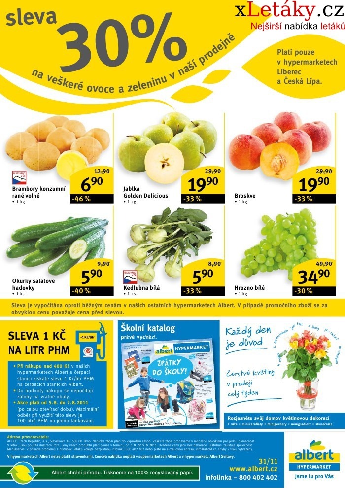 leták Albert Hypermarket leták strana 1 leták Albert Hypermarket leták strana 1